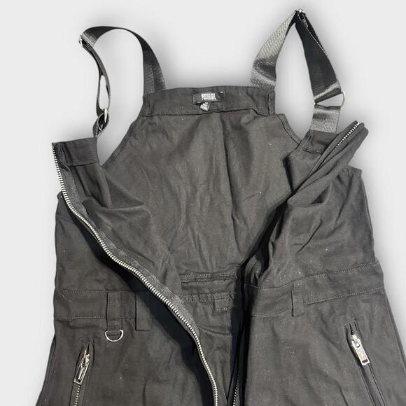 Dolls Kill Women's Black Dungarees-overall - Picture 4 of 5